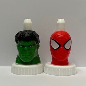 Good 2 Grow Juice Toppers Marvel Incredible Hulk & Spider-Man